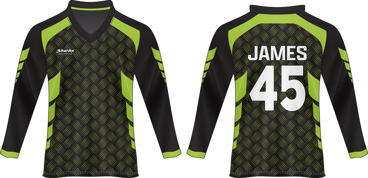 Green Shark full Sleeve Jumper