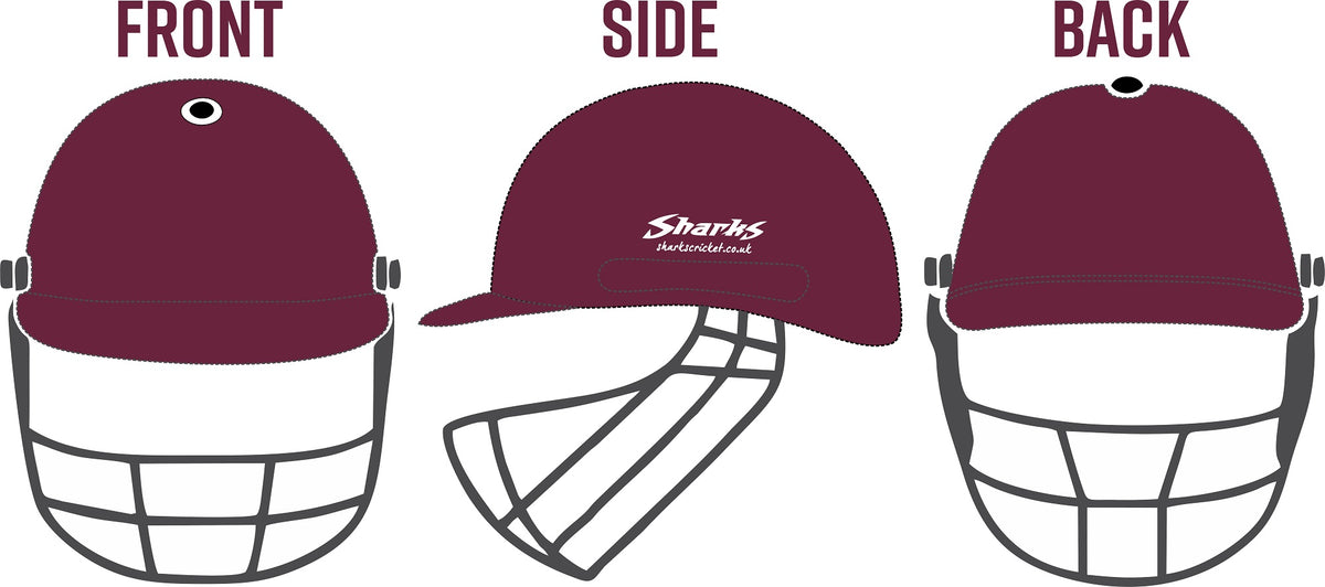 Maroon Helmet Cover